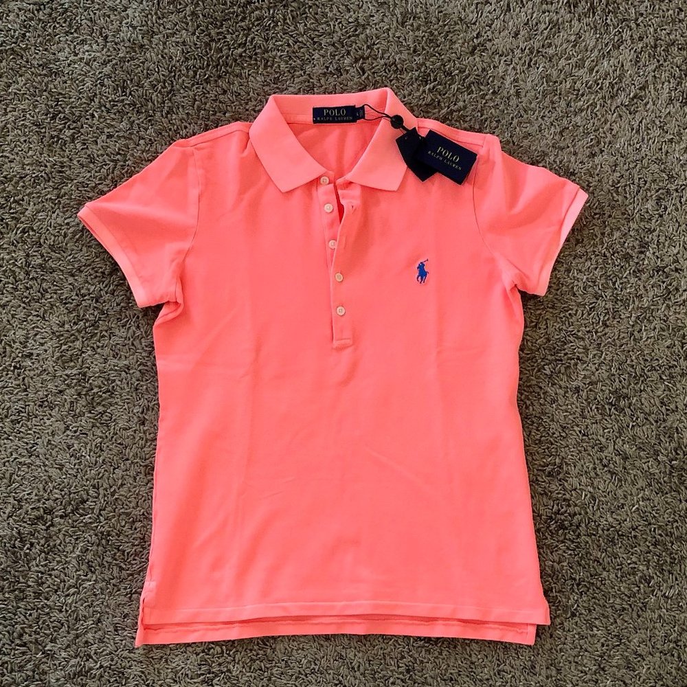 Polo by Ralph Lauren Short Sleeve Orange Size L
